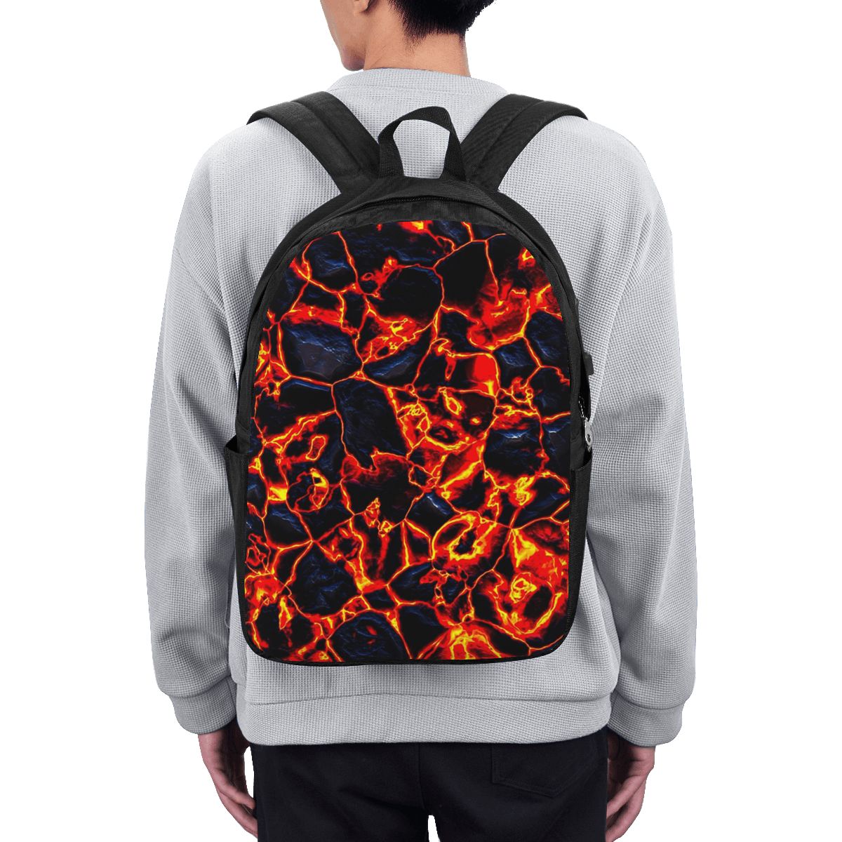Laptop Bag - Mochila Magma Volcano Lava Fire, bolsa
