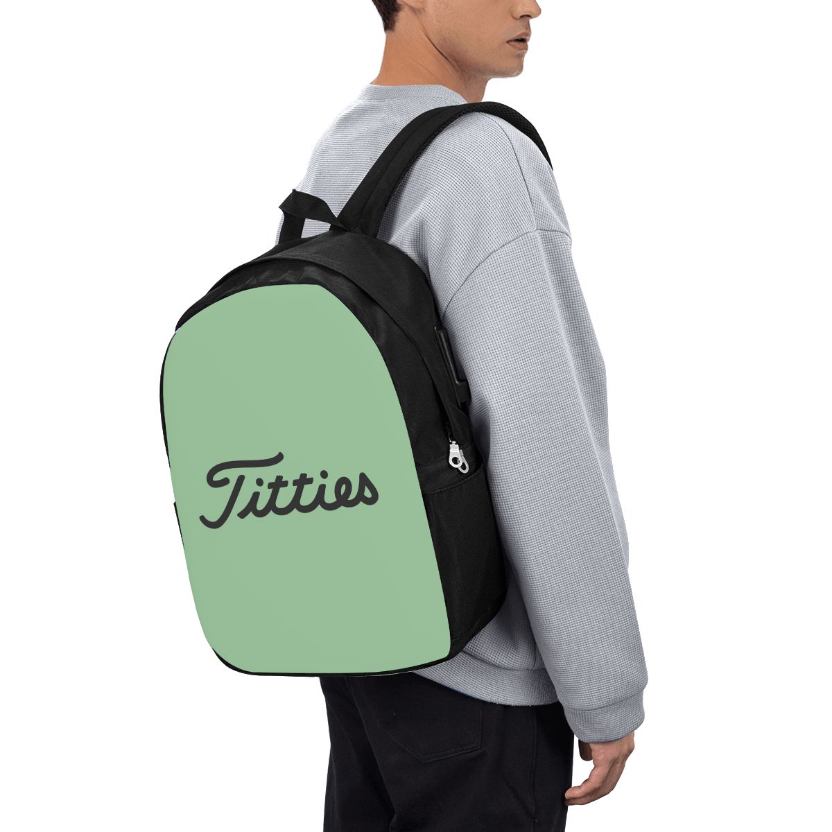 Laptop Bag - Mochila Titties Golf Ball, bolsa de
