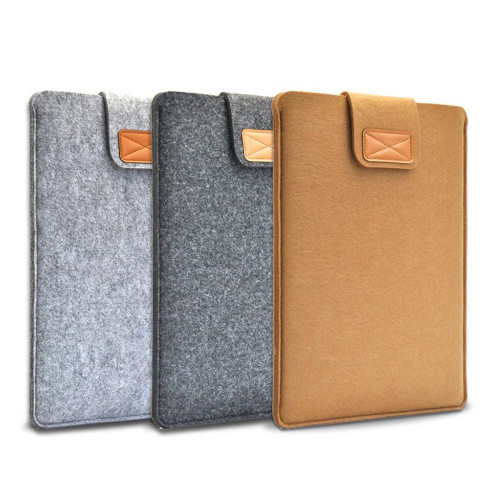 Laptop Sleeve - Bolsa profesional de fieltro de lana,