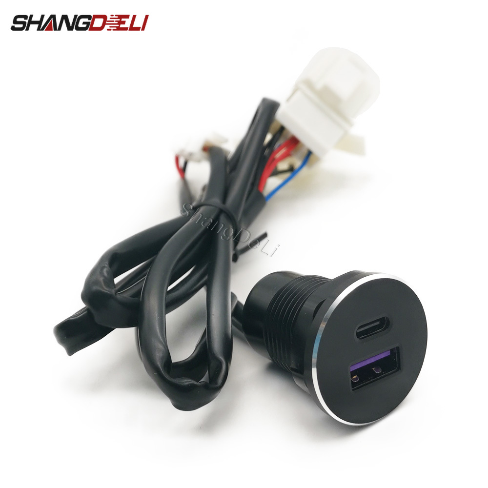 Usb C Hub - Cargador de coche con doble puerto