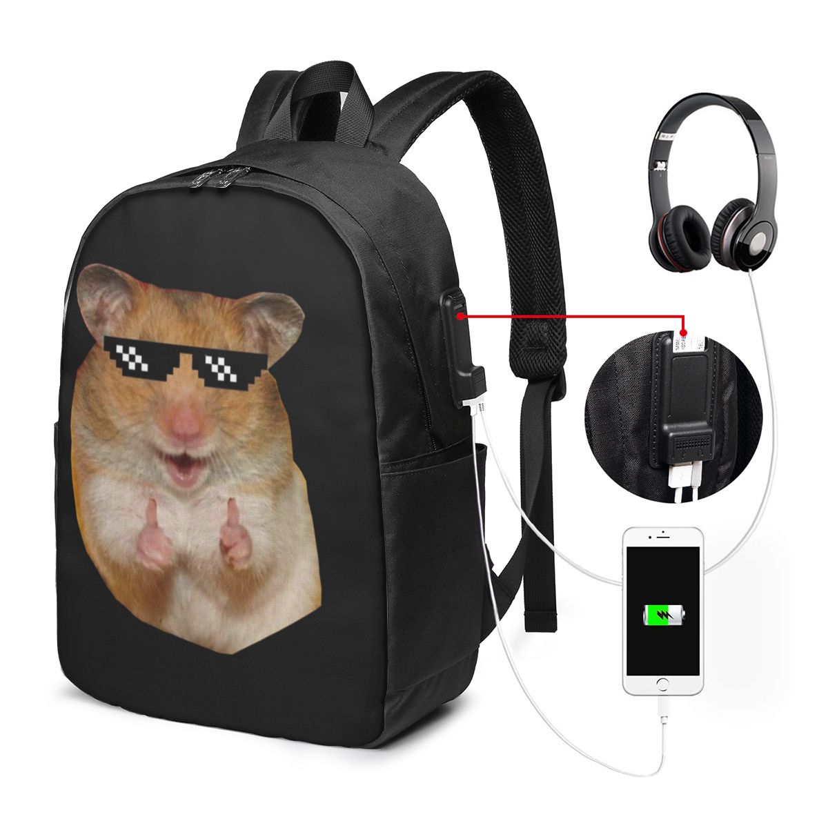 Mochila divertida con diseño d - Laptop Bag reseña y precio