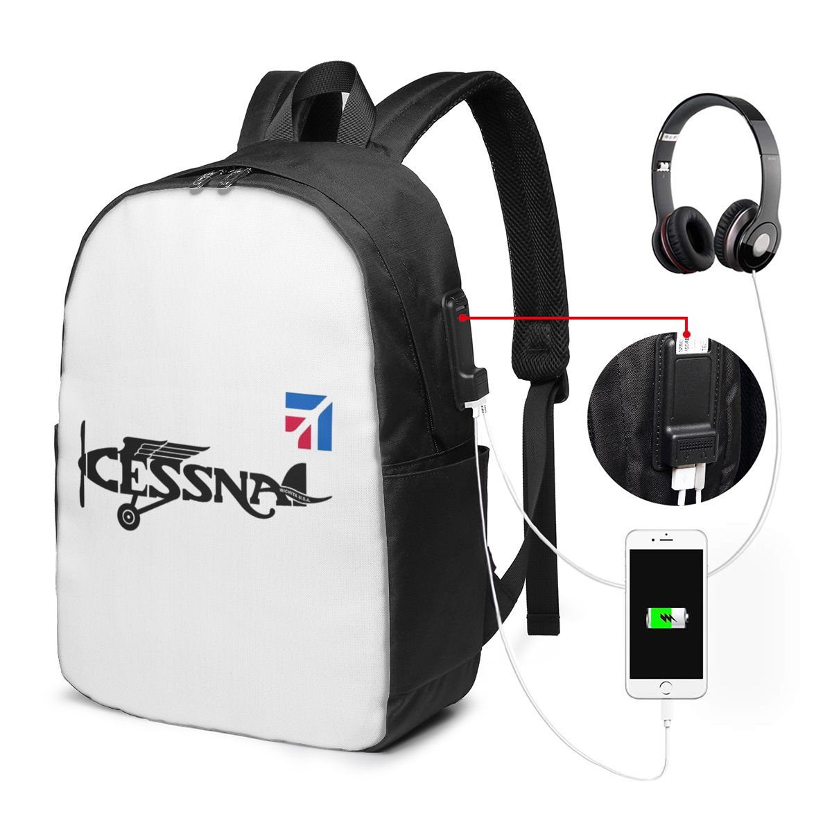 Mochila con logotipo de Cessna - Laptop Bag reseña y precio