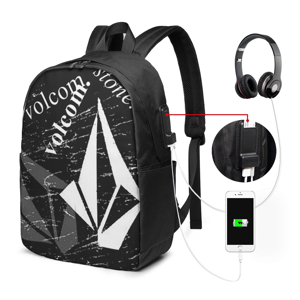 Mochila con logotipo de V-Volc - Laptop Bag reseña y precio