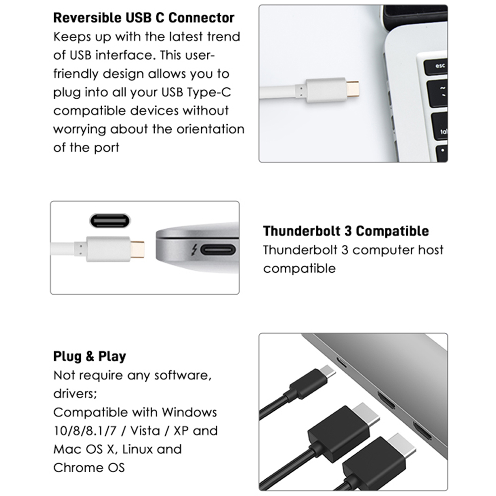 Adaptador de Hub USB Tipo C Mu - Usb C Hub reseña y precio