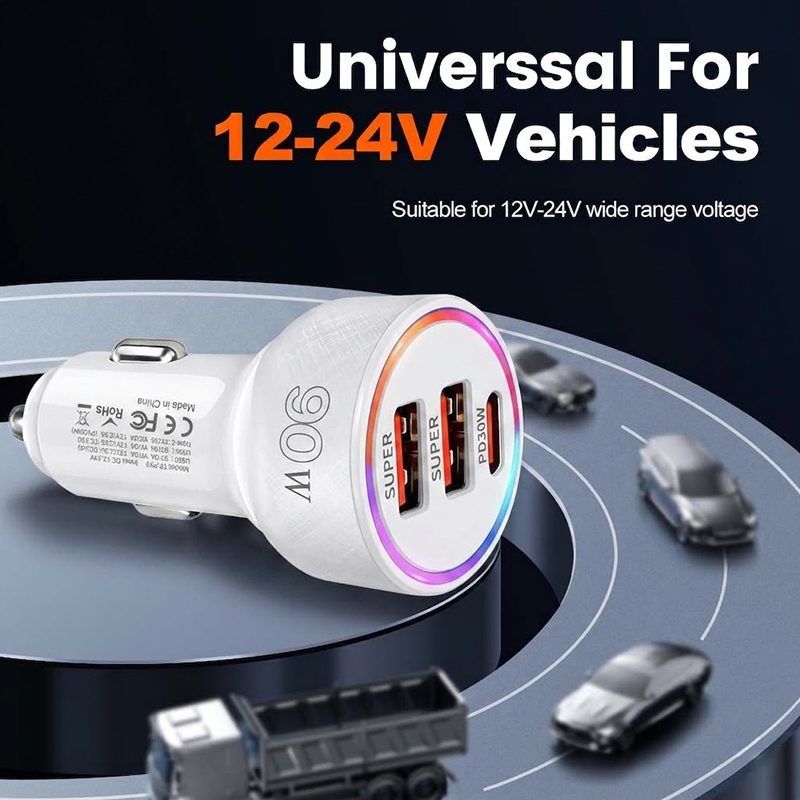 Adaptador de cargador de coche - Usb C Hub reseña y precio